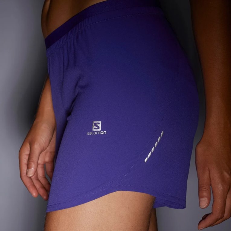 Blue Salomon Cross 5'' Women's Running Shorts | PH 59164M